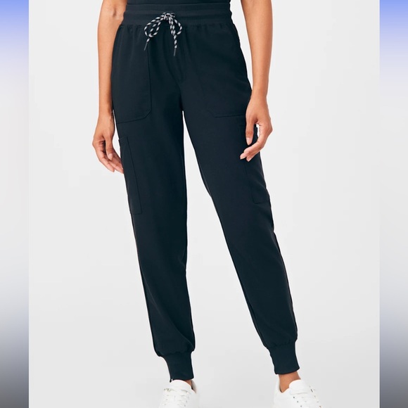 Beyond Scrubs Pants - Cloud Nine 6-Pocket Knit Waistband Cargo Jogger